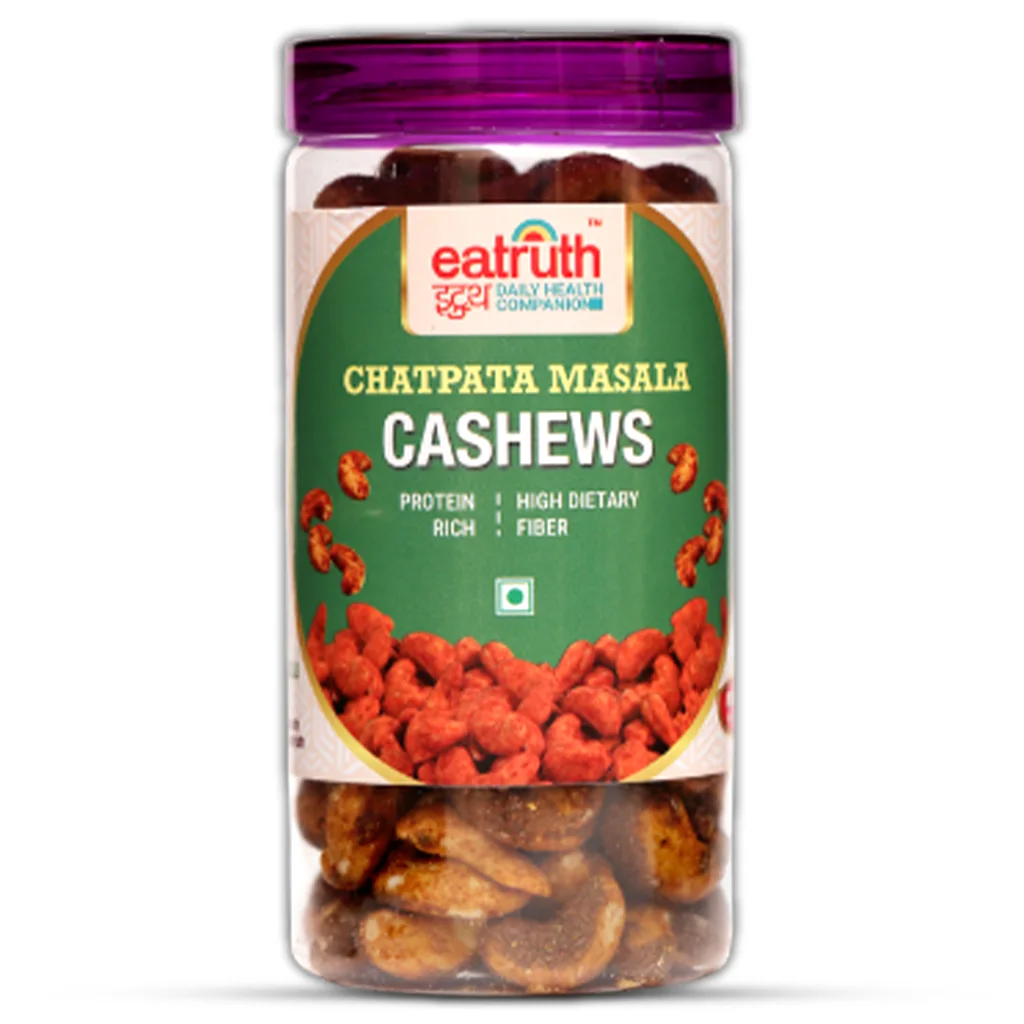 Chatpata Masala Cashews roasted crunchy protein rich healthy snack