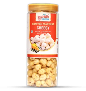 Roasted Makhana Cheesy crunchy protein rich fox nuts snack